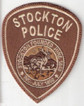Confirmed fake Stockton Police subdued patch